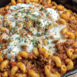Homemade Lasagna Hamburger Helper