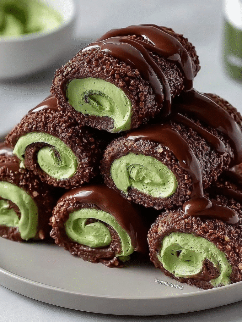 Mint Chocolate Roll-Ups: Discover this Easy Recipe! 5 Mint Chocolate Roll-Ups