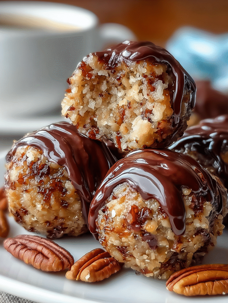 No-Bake Pecan Pie Balls