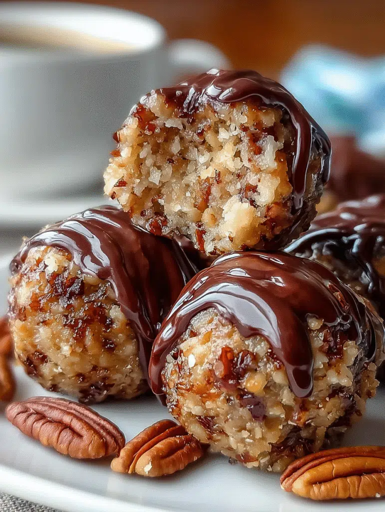 No-Bake Pecan Pie Balls