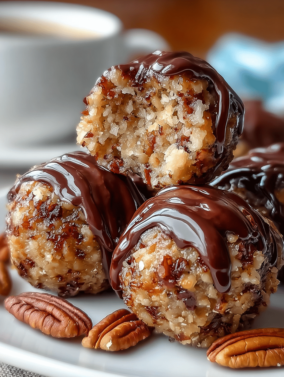 No-Bake Pecan Pie Balls