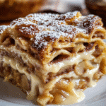 Ooey Gooey Apple Cinnamon Roll Lasagna