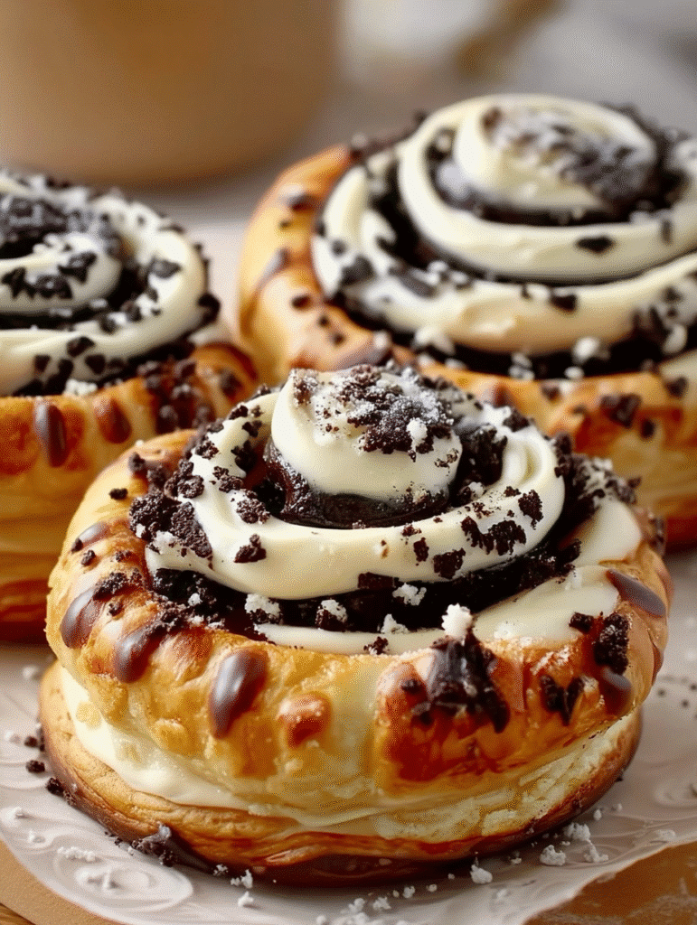 Oreo Swirl Cinnamon Rolls