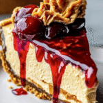 Peanut Butter & Jelly Cheesecake