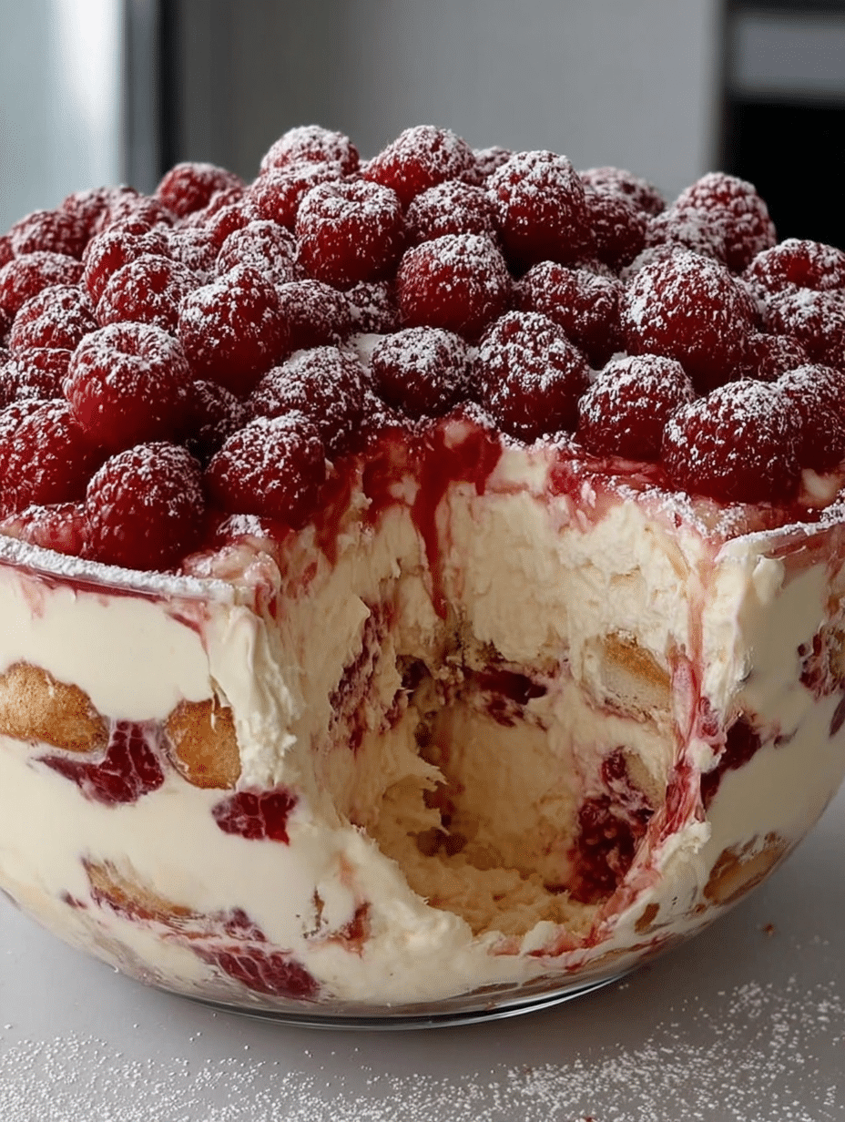RASPBERRY CREAM DREAM TIRAMISU