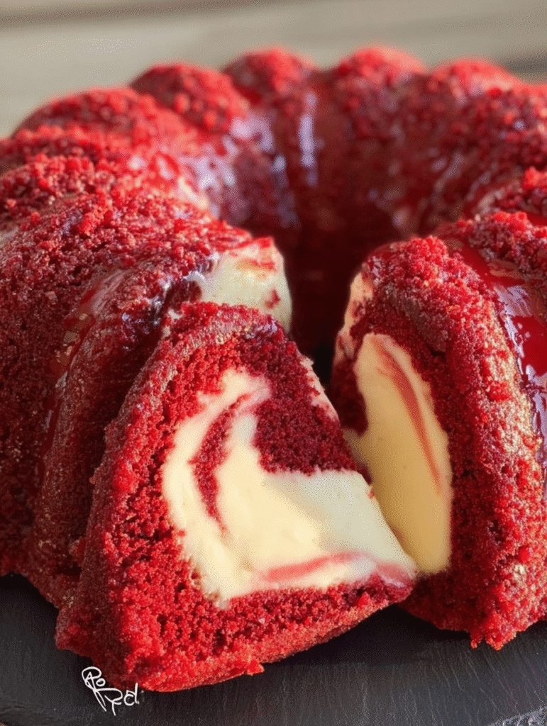 Red Velvet Cream Cheese Bundt Cake