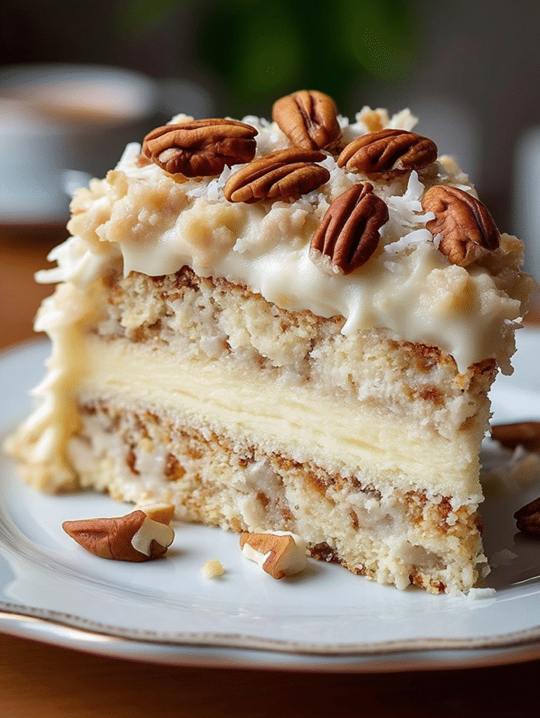 Snowy Bavarian Bliss Cake