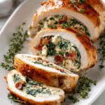 Spinach & Feta Stuffed Chicken Breast