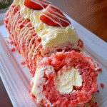 Strawberry Shortcake Ice Cream Roll