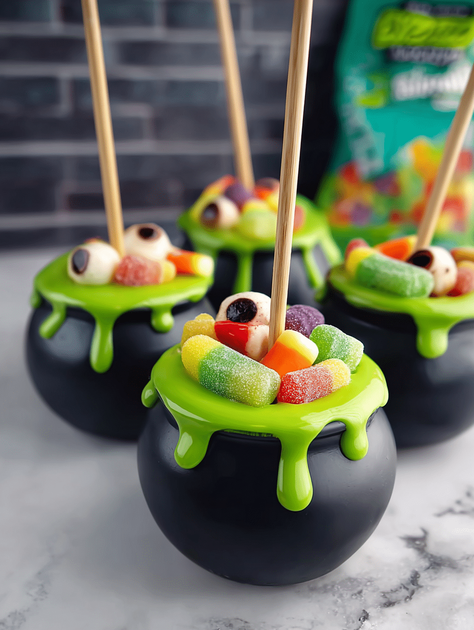 Witch’s Cauldron Candy Apples: A Spooky Delight Recipe 2 Witch’s Cauldron Candy Apples