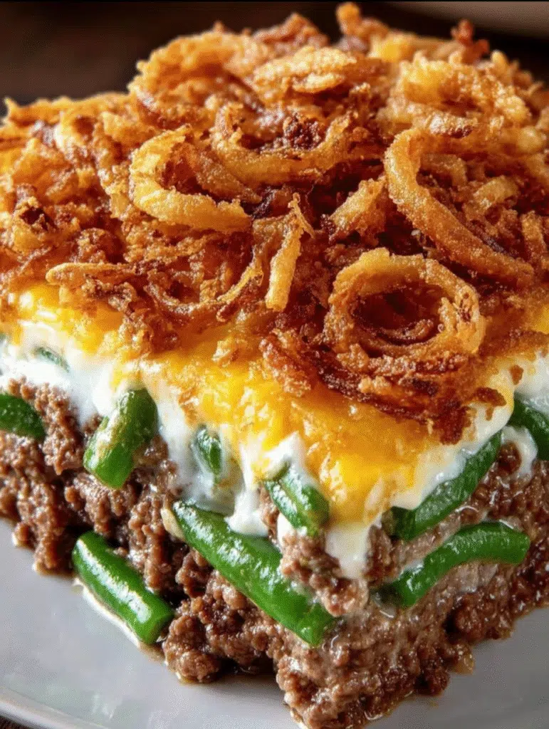 Hamburger Green Bean Casserole
